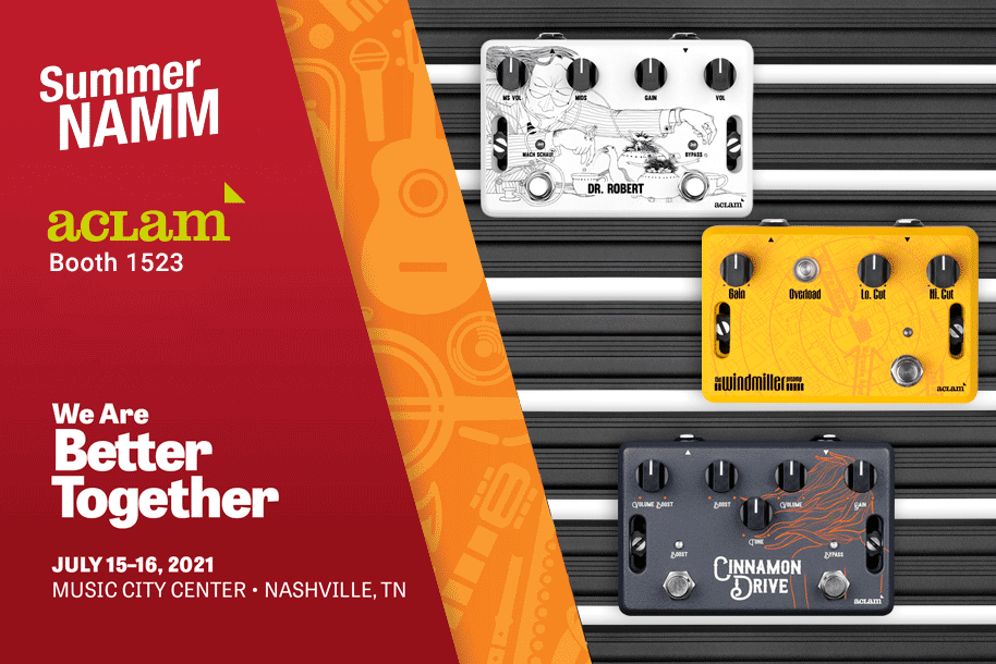 Summer NAMM 2021: Aclam Guitars at booth #1523