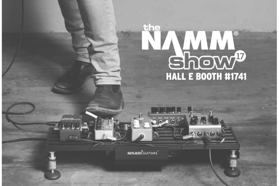 We are waiting for you @ NAMM 2017 with new releases! | Aclam Guitars