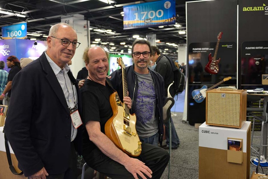Artists at Aclam Guitars booth | Aclam Guitars