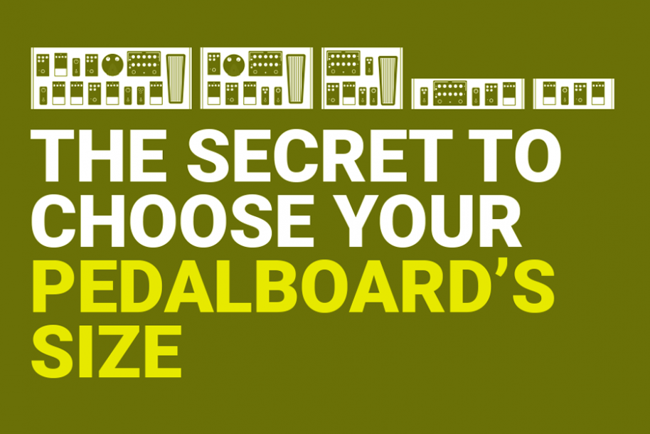 The secret to choose your pedalboard’s size (2022) | Aclam Guitars